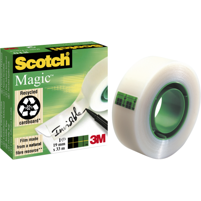 Plakband Scotch magic tape 19 mm x 33 meter
