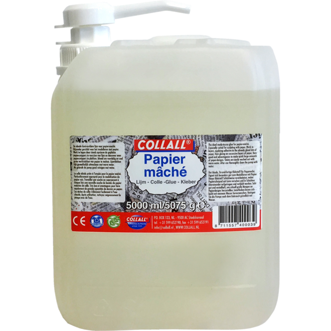Papier maché lijm 5 liter met doseerpomp