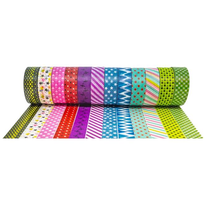 Washi Tape patronen 12 mm x 10 meter