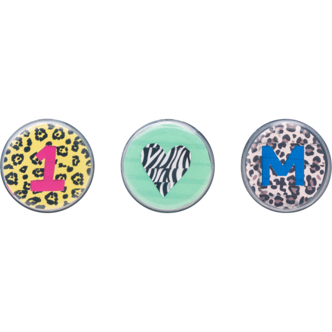 Washi Tape dierenpatronen 15 mm x 5 meter, 5 stuks
