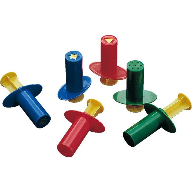 Kleispuitjes, 6 stuks ass.