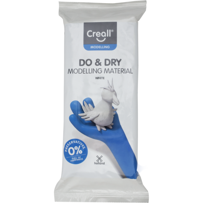 Klei zelfhardend Creall DO&DRY wit, 1 kg