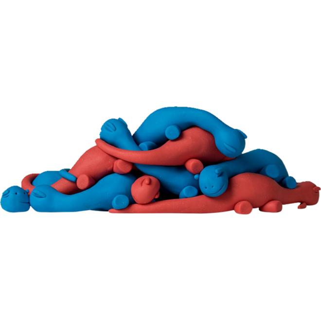 Klei Creall therm soft rood, 2 kg - vanaf 8 jaar