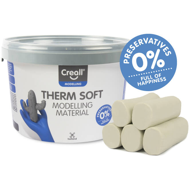 Klei Creall therm soft beige roze, 2 kg - vanaf 8 jaar
