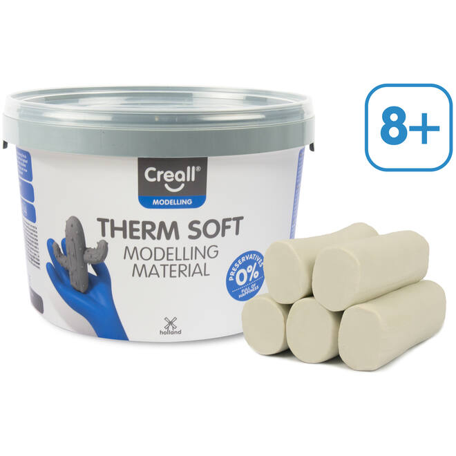 Klei Creall therm soft beige roze, 2 kg - vanaf 8 jaar