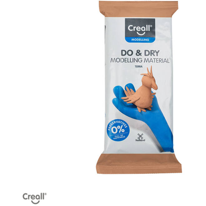 Klei zelfhardend Creall DO&DRY terracotta 500 gr.