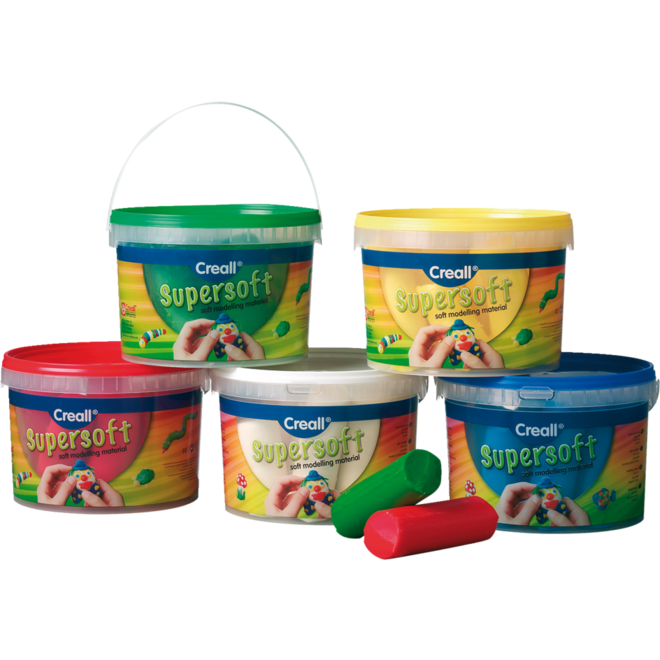 Klei Creall Super soft rood, 1750 gram