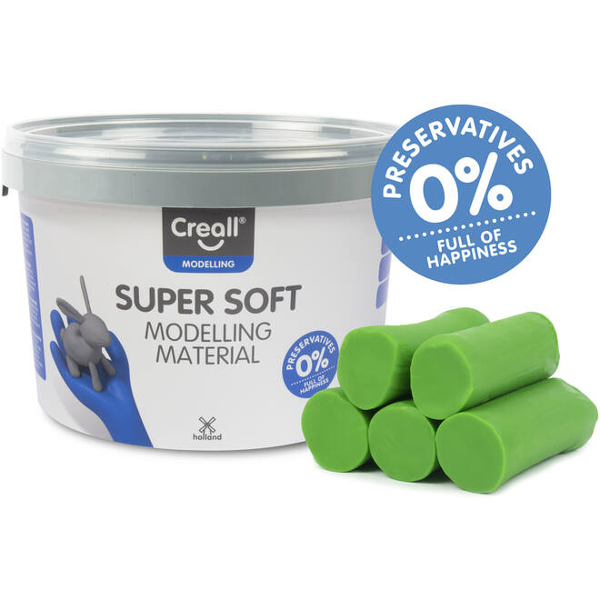 Klei Creall Super soft groen, 1750 gram