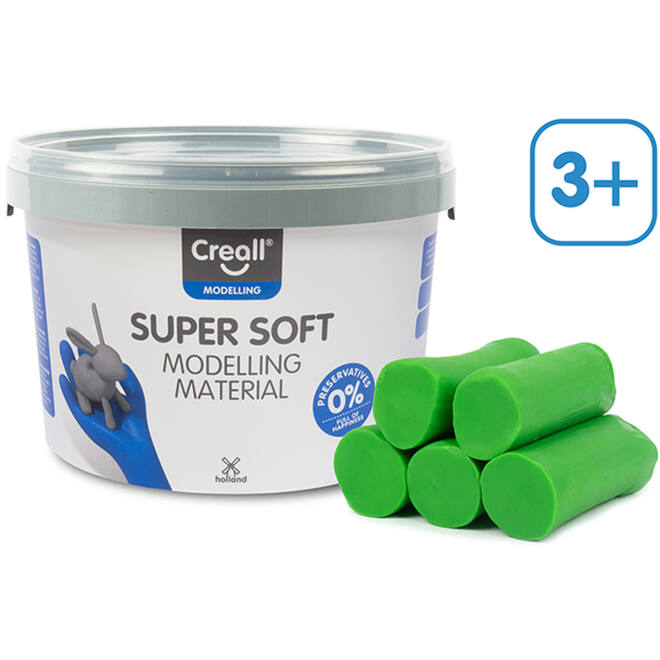 Klei Creall Super soft groen, 1750 gram