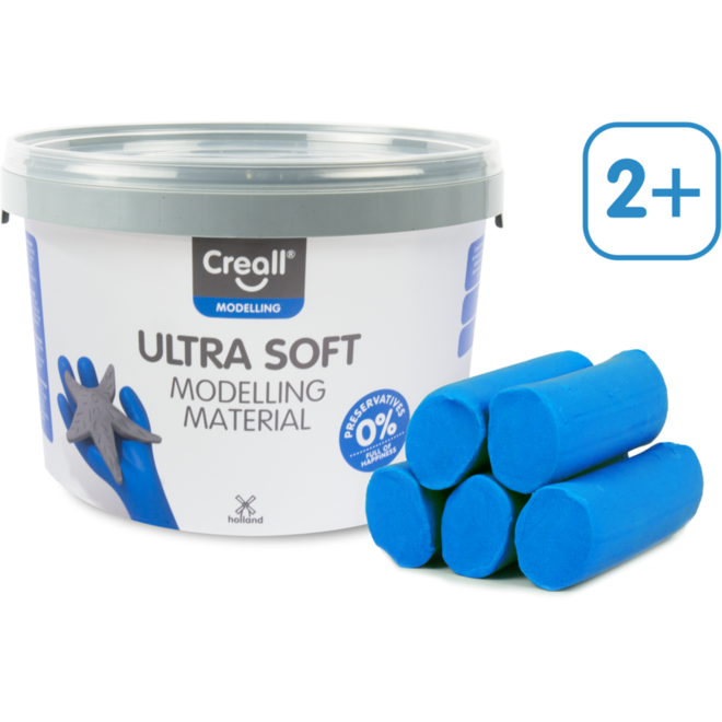 Klei Creall Ultra soft blauw, 1100 gram