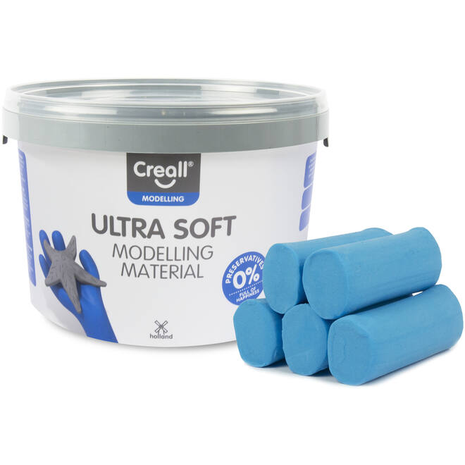 Klei Creall Ultra soft blauw, 1100 gram