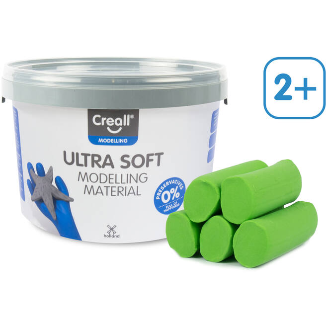 Klei Creall Ultra soft groen, 1100 gram