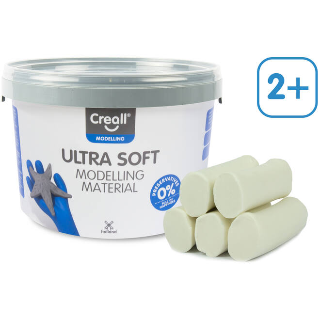 Klei Creall Ultra soft wit, 1100 gram