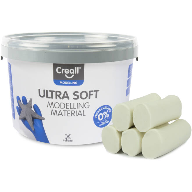 Klei Creall Ultra soft wit, 1100 gram