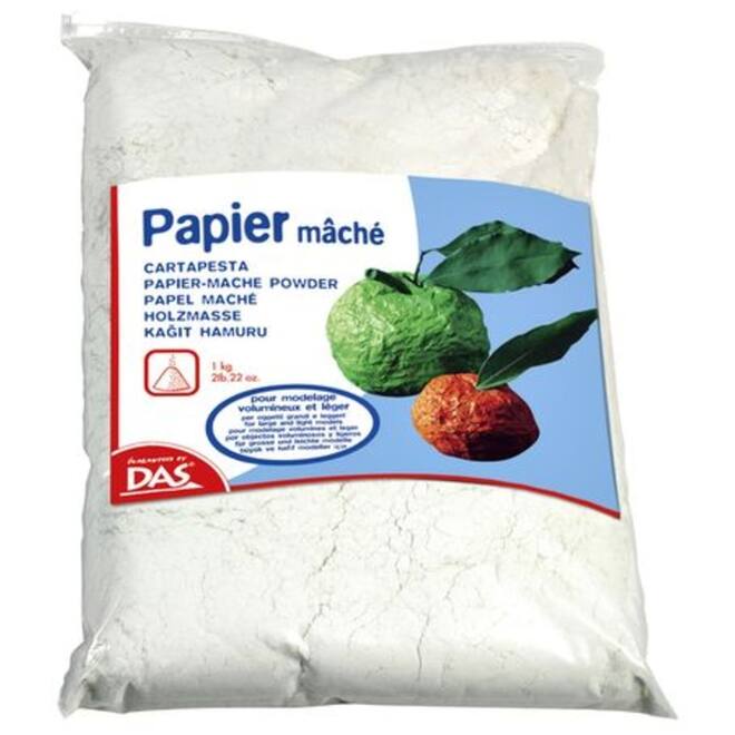 Papier-maché poeder modelleermateriaal, 1 kg