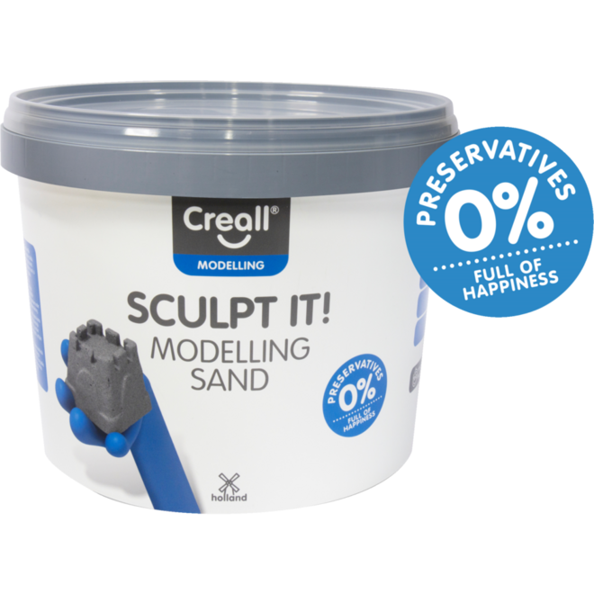Modelleerzand Creall Sculpt it! naturel, 5000 ml