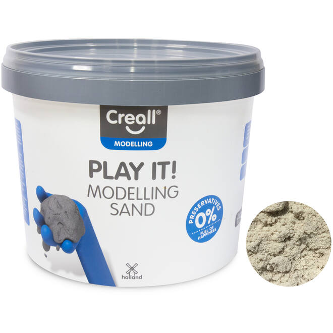 Modelleerzand Creall Play it! naturel, 2500 gr