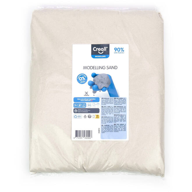 Modelleerzand Creall Sculpt it! naturel, 1750 gram