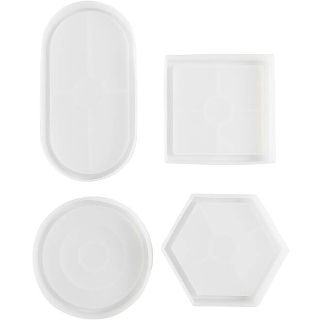Siliconen vorm verschillende vormen, 4 stuks