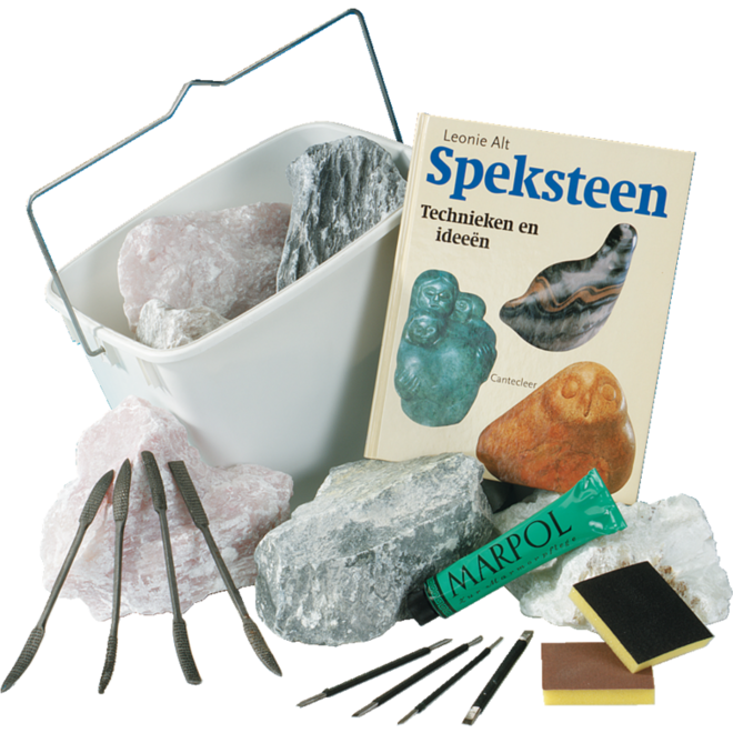 Speksteen gesorteerd, zak van 25 kg