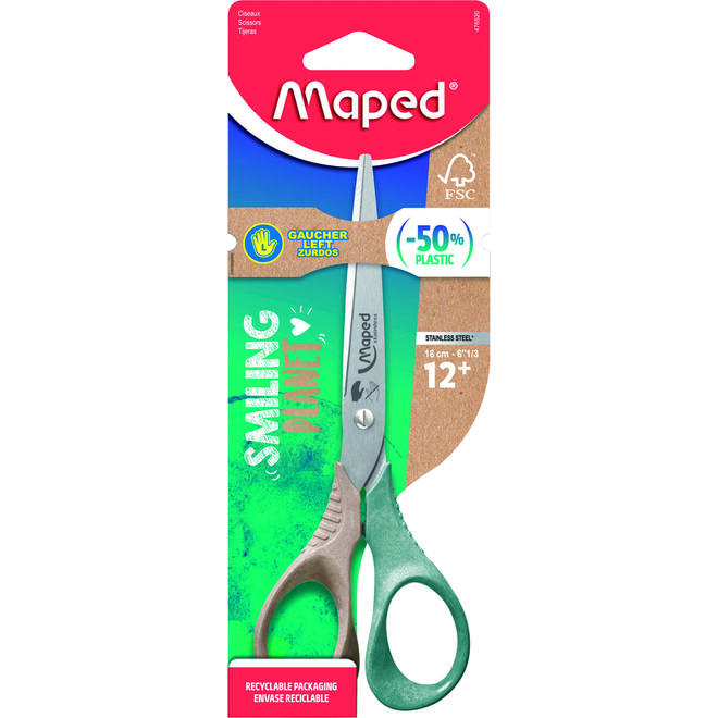 Schaar 16 cm Maped smiling planet universeel linkshandig