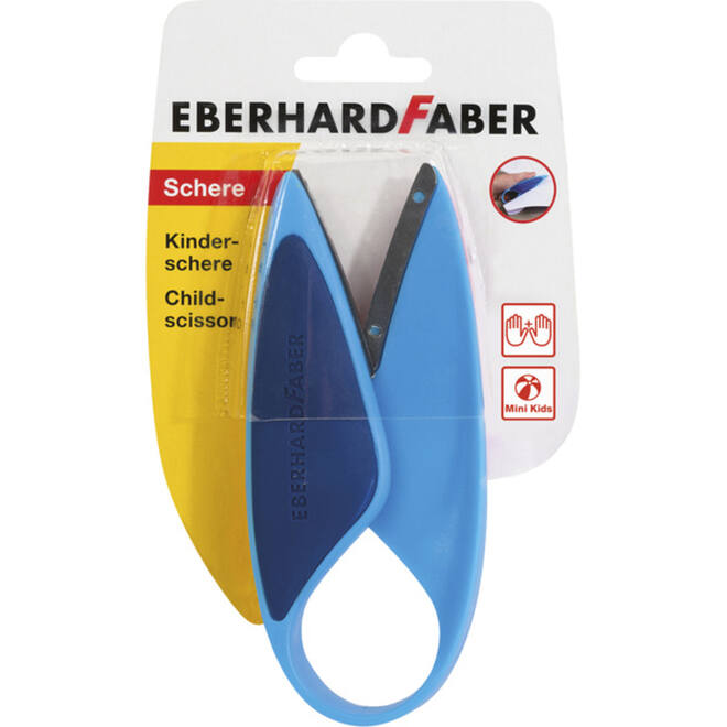 Schaar voor beginnende knipper blauw