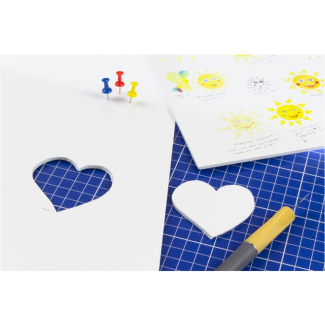 Foamboard A3 wit 5mm zelfklevend, 10 stuks