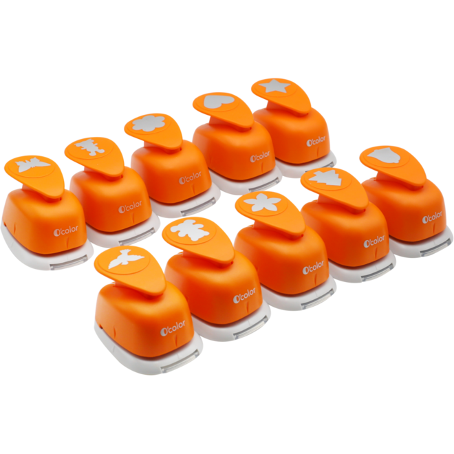 Figuurpons 25 mm assorti, 10 stuks