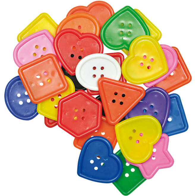 Knopen Big 5 cm, 30 stuks