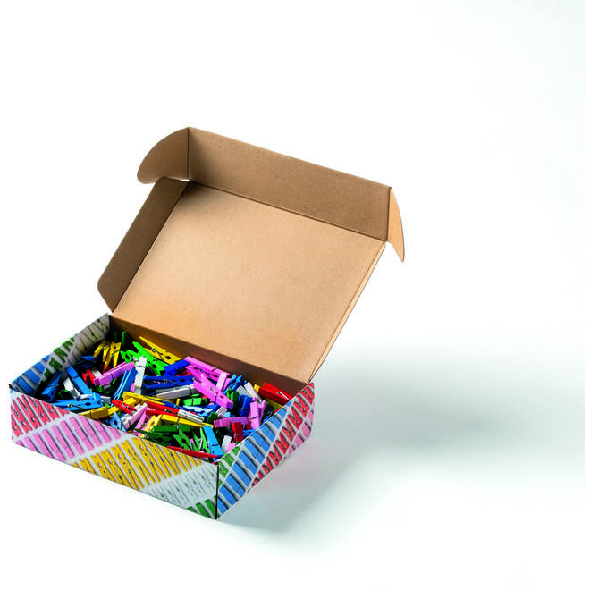 Crea-box Mini-wasknijpers assorti, 500 gr