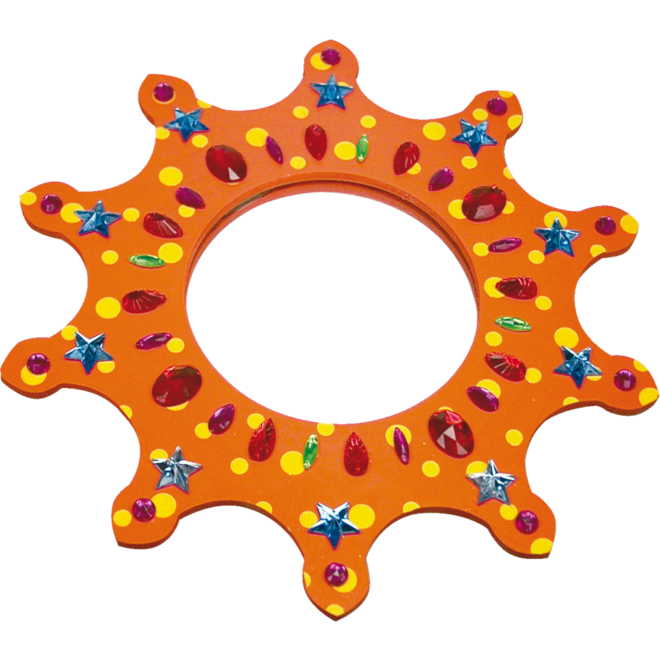 Spiegellijst zon inclusief spiegel