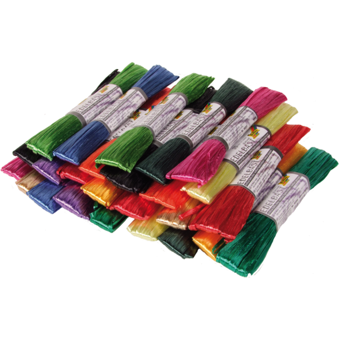 Kunstraffia assortiment 25 str. elk circa 30 meter