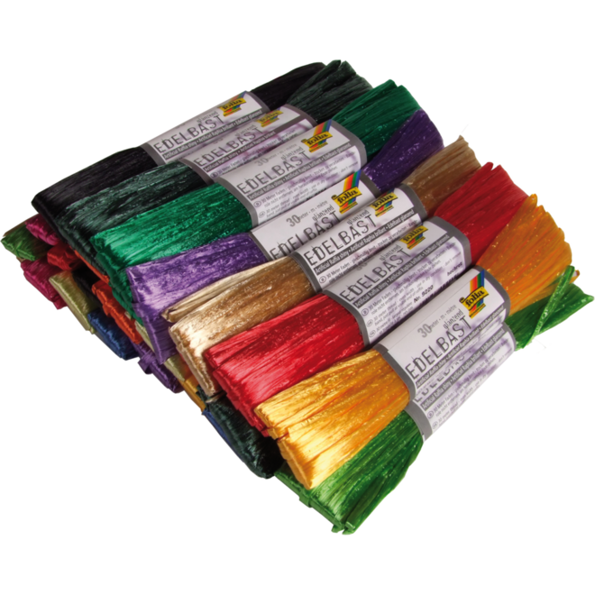Kunstraffia assortiment 25 str. elk circa 30 meter