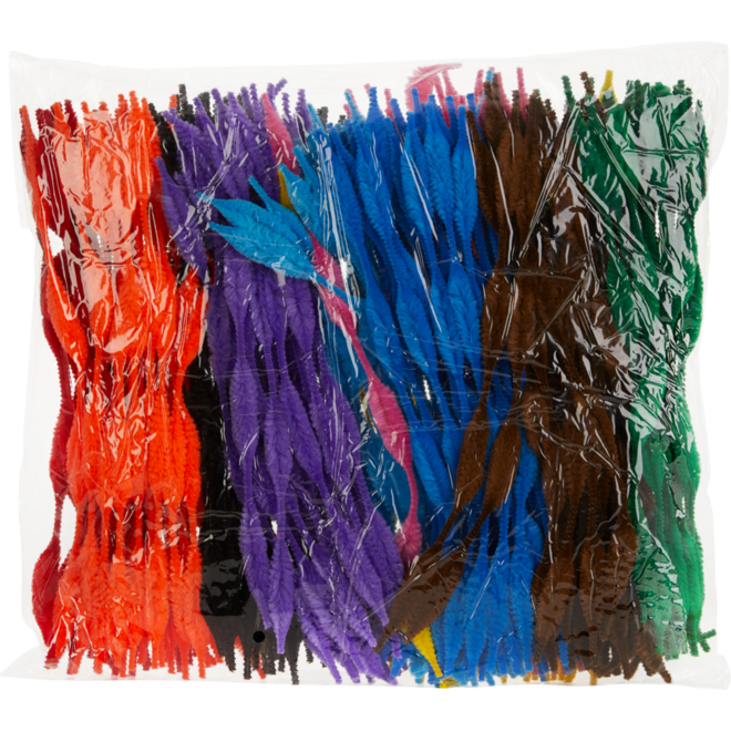 Chenilledraad 30 cm x 5-15 mm assorti, 250 stuks
