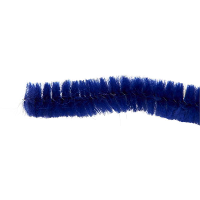 Chenilledraad 7 mtr x 9 mm donkerblauw