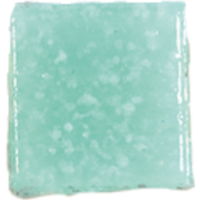 Glasmozaïek lichtgroen vierkant 1 x 1 cm, 300 stuks
