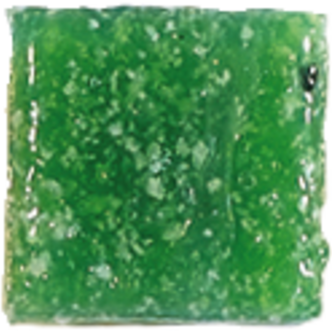 Glasmozaïek donkergroen vierkant 1 x 1 cm, 300 stuks