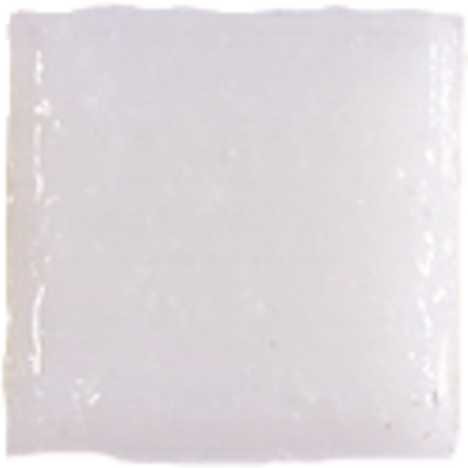 Glasmozaïek wit vierkant 1 x 1 cm, 300 stuks