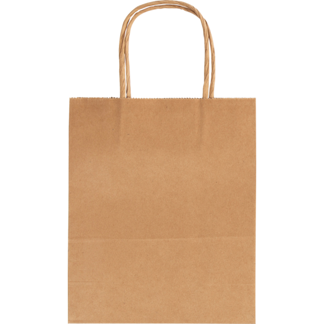 Tasjes papier medium, 20 stuks, 18 × 21 × 8 cm 125 grs.