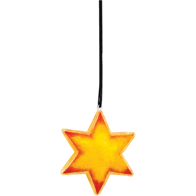 Transparante sterren om te vullen 10 cm, set van 12 stuks
