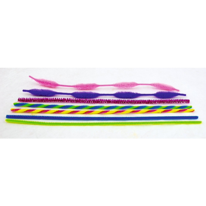 Chenilledraad 30,5 cm assorti, 250 stuks