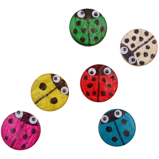 Kokosnoot rond assorti 25 mm, 250 gram