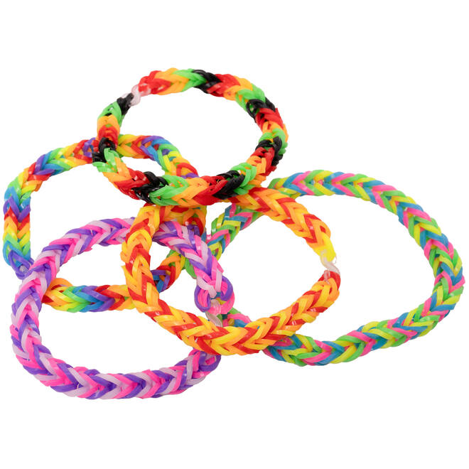 Loom bandjes assorti, 5000 stuks