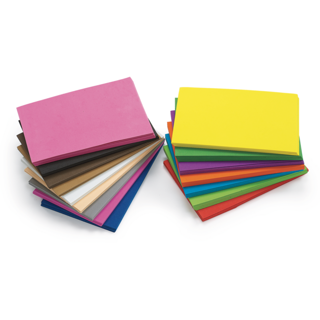 Foam knutselvellen assorti, 100 vellen