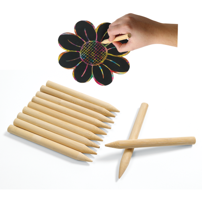 Scratch Designs graveerpen hout, 48 stuks