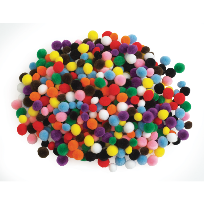 Pompons mini, 450 stuks