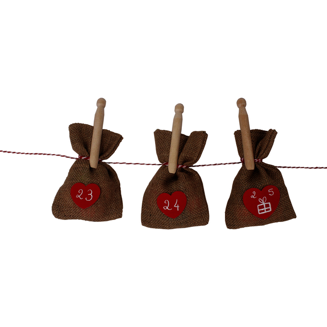 Retro houten wasknijpers 11 cm, 6 stuks