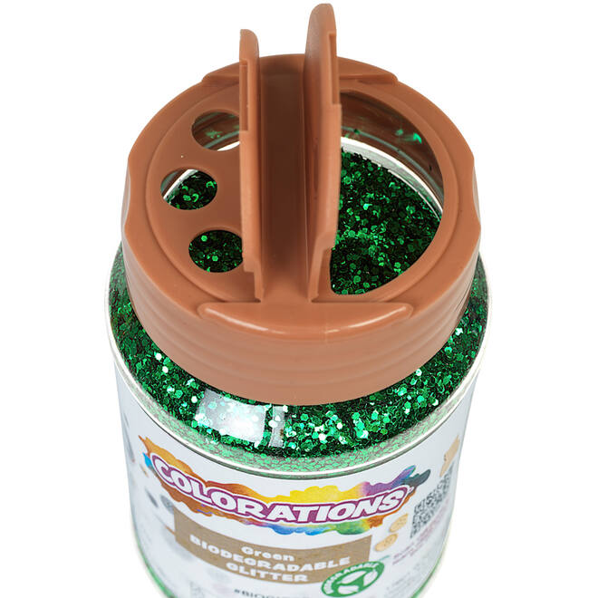 Glitter biologisch afbreekbaar 120 gram, groen