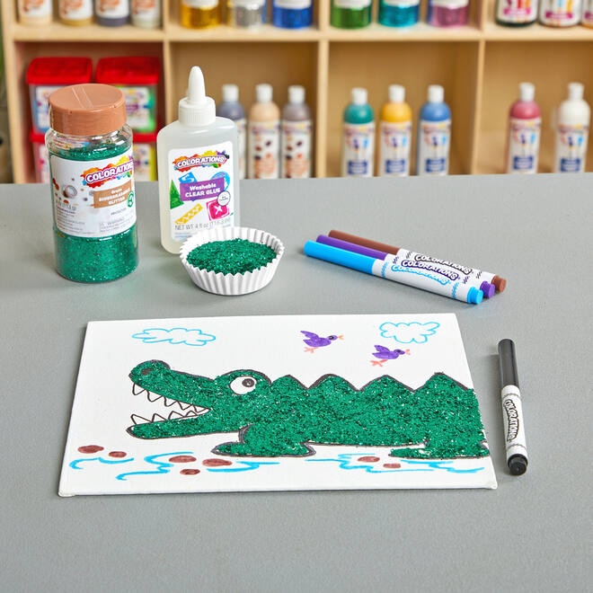 Glitter biologisch afbreekbaar 120 gram, groen
