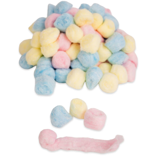 Katoenbolletjes assorti, 100 stuks